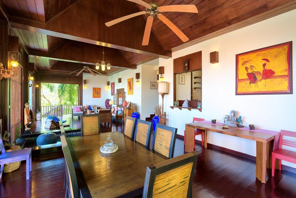 Villa Thai Teak - Panoramic Sea & Sunset Views 사무이 객실 사진