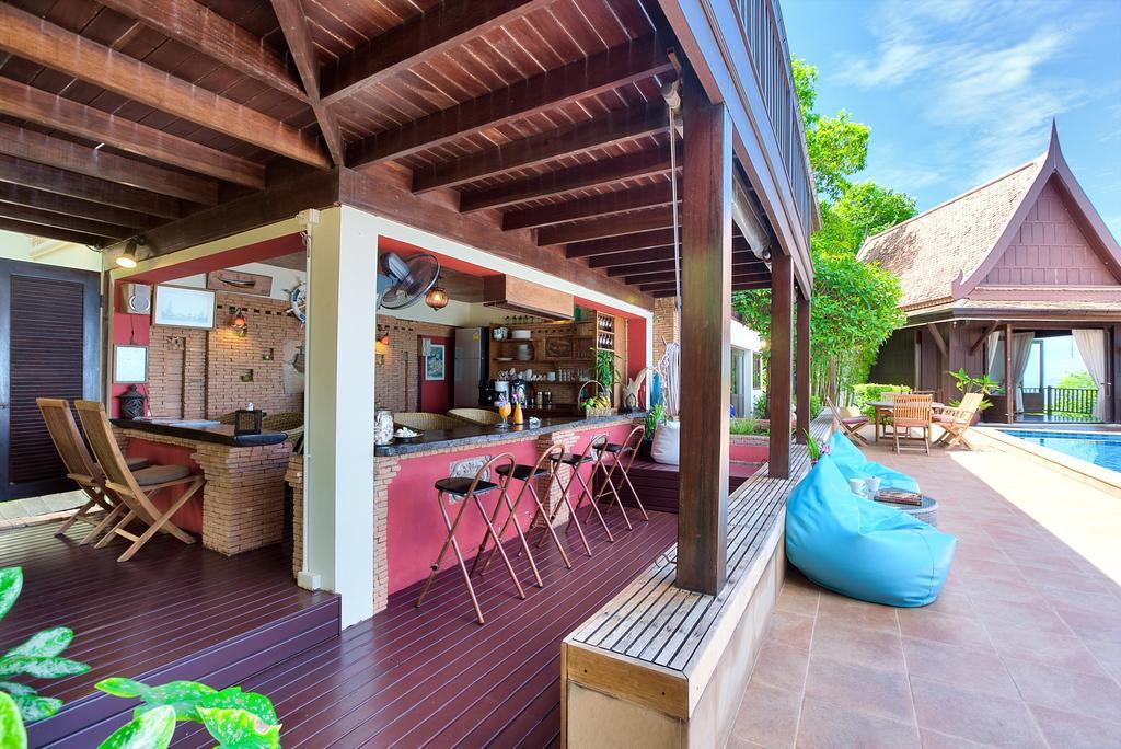 Villa Thai Teak - Panoramic Sea & Sunset Views 사무이 객실 사진