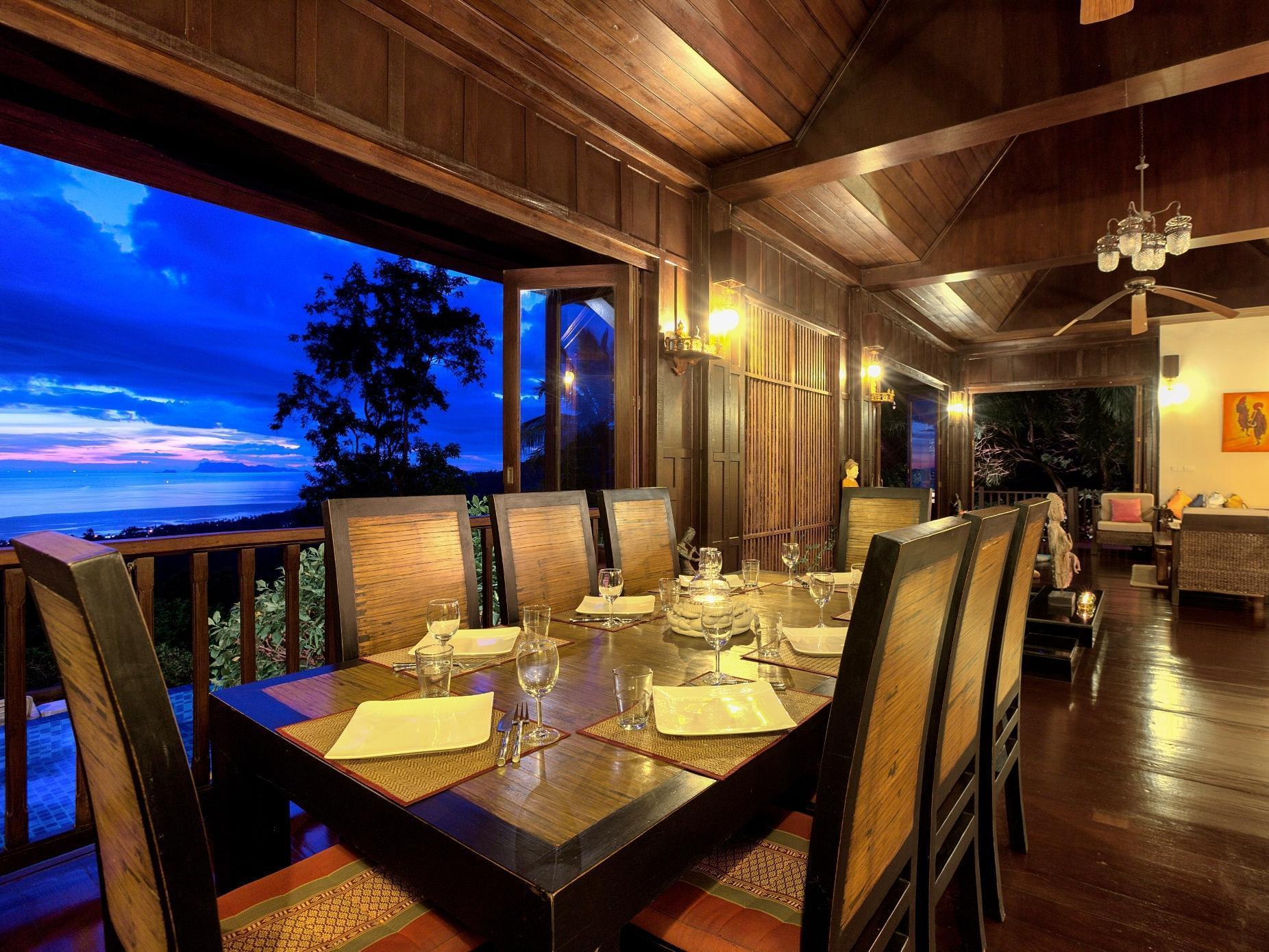 Villa Thai Teak - Panoramic Sea & Sunset Views 사무이 외부 사진
