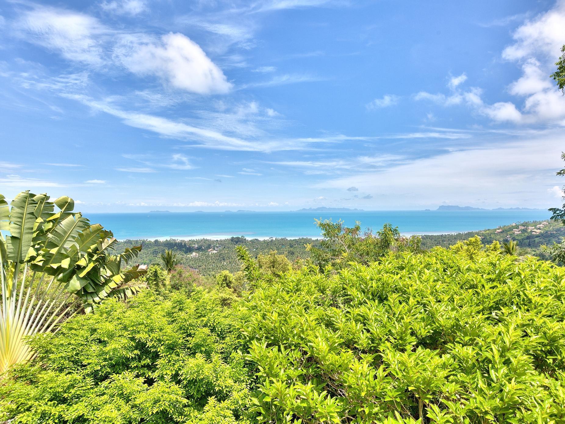 Villa Thai Teak - Panoramic Sea & Sunset Views 사무이 외부 사진